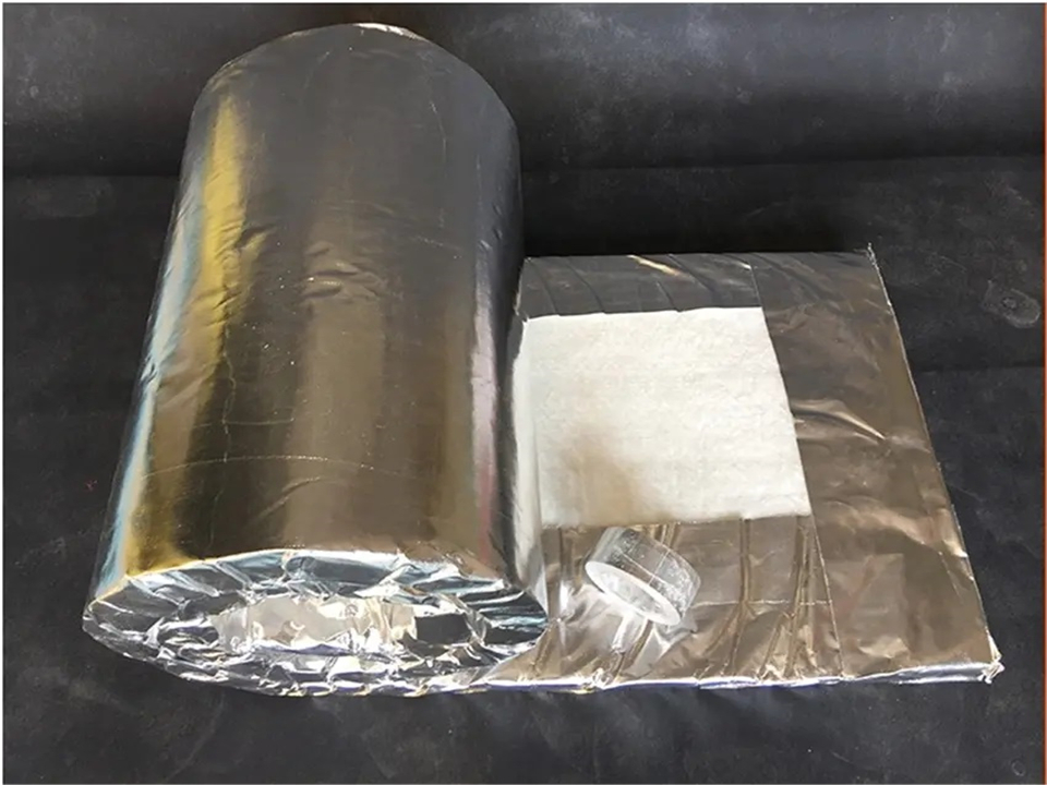 防排煙鋁箔復(fù)合硅酸鋁針刺毯